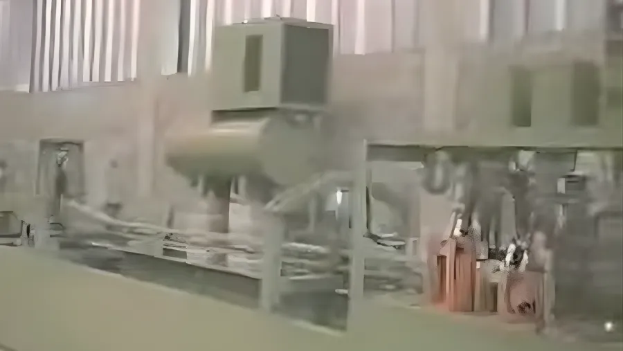 Máquina Trellimaq da primeira geração, em operação há mais de 25 anos