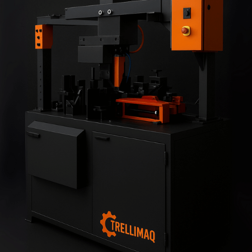 Máquina de treliça Trellimaq com painel de comando